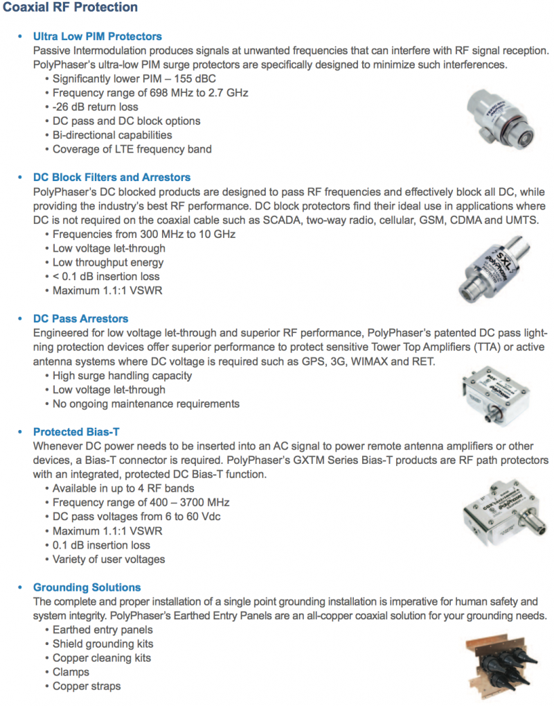 Coaxial RF Protection