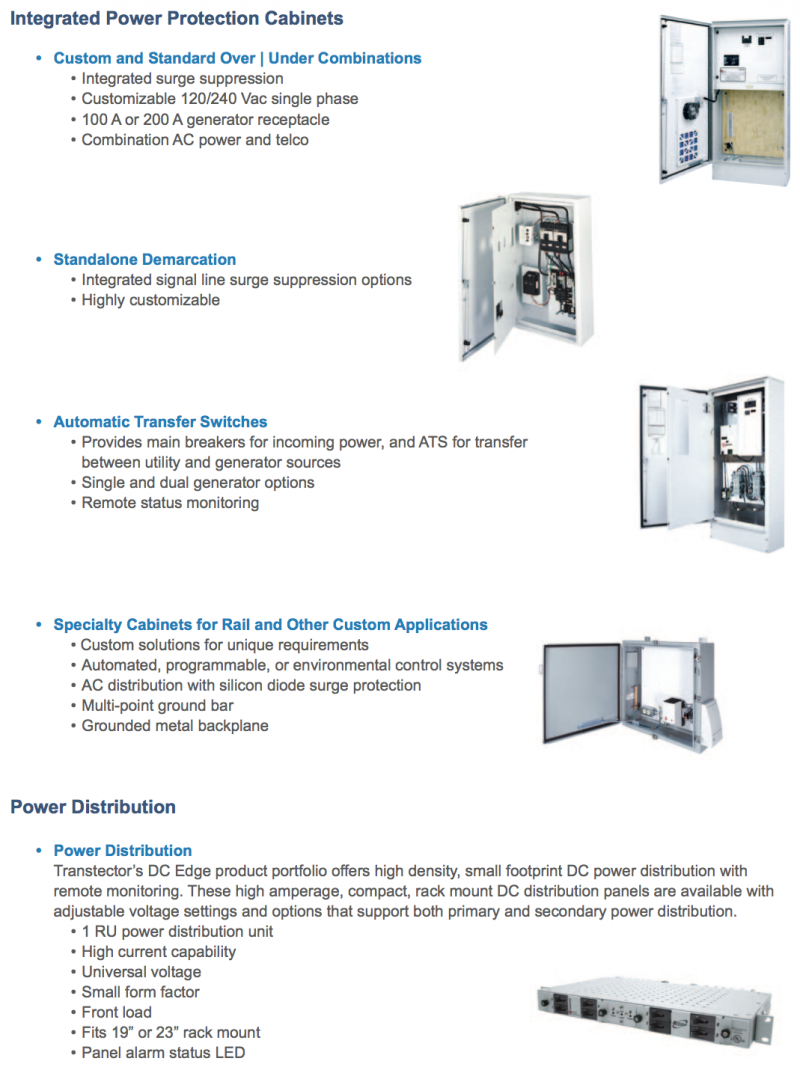 Integrated Power Protection Cabinets